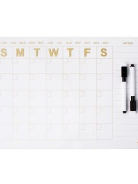 Magnetic Monthly Planner Whiteboard for Refrigerators (Kitchen)